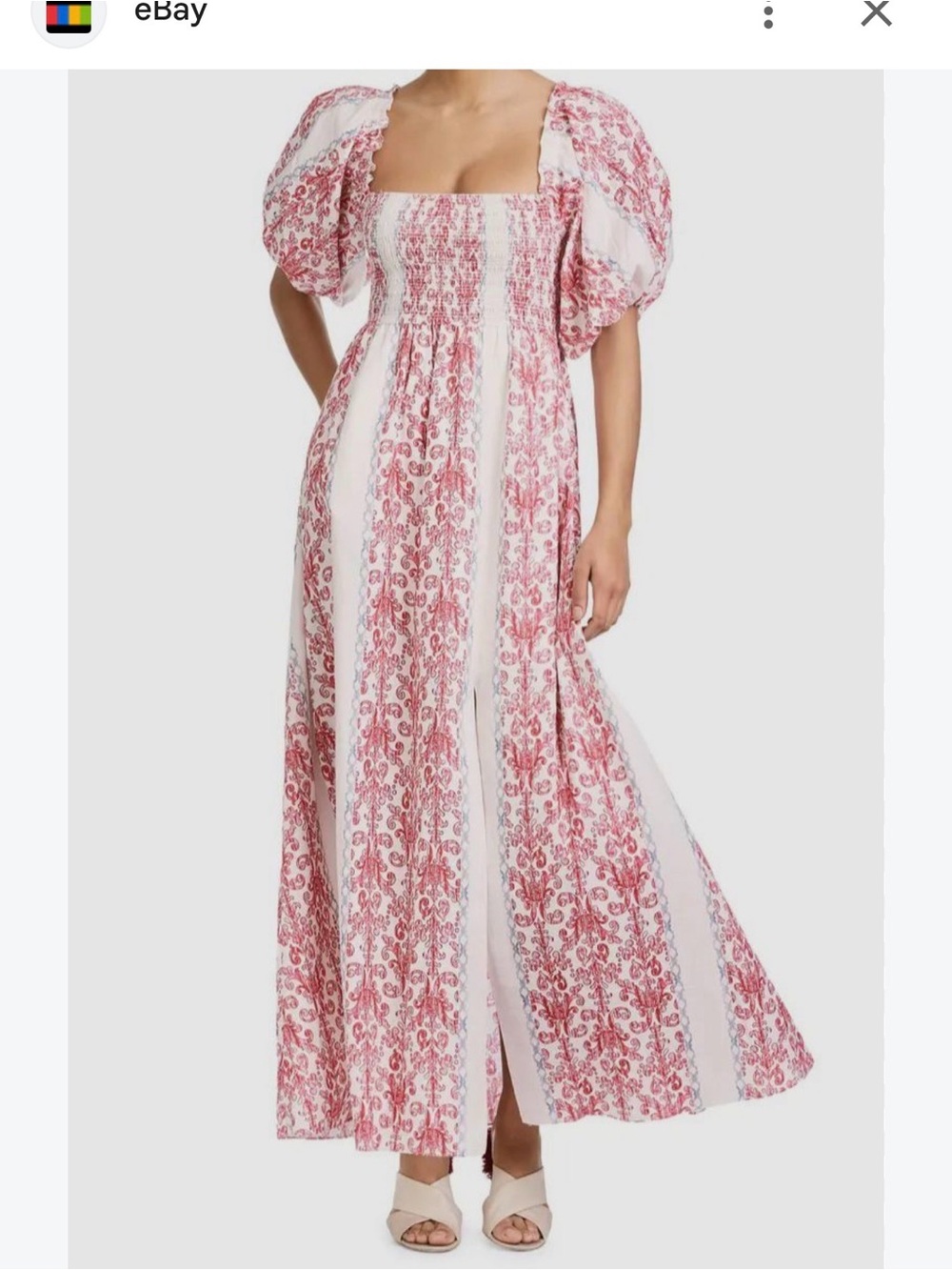 Sachin & Bibi anthropology maxi cotton dress medium